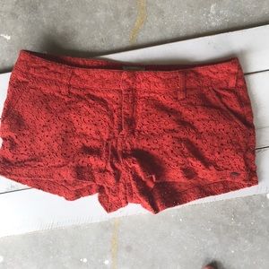Lace shorts